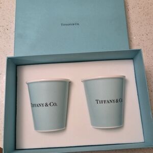 Tiffany & Co. Aqua Blue Paper Cups